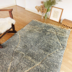 ブルーグレーのベニワレンラグ1