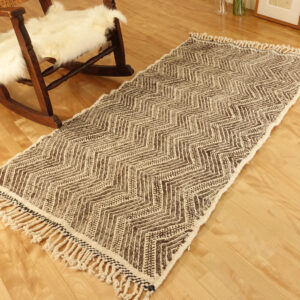 モロッコザナフィ幾何学柄ラグ